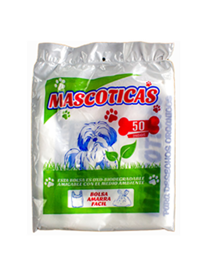 BOLSA MASCOTICA 10 PAQ X 10 UND